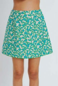 SS11 SNOBBY WEED SHIELD SKIRT - GREEN